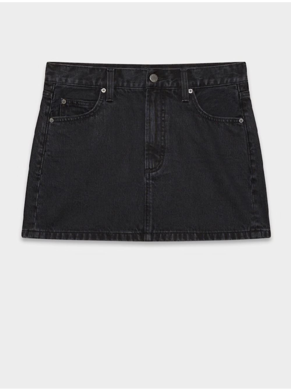 NWT Aritzia 90s Ricci Denim Skirt in Black